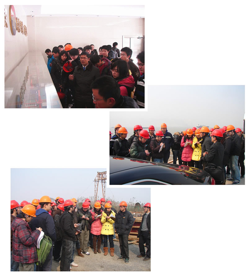 同濟大學(xué)來應(yīng)屆畢業(yè)生我公司參觀實習(xí)